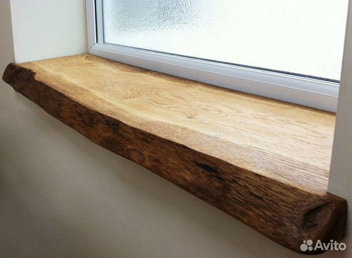 Подоконник из натурального дерева