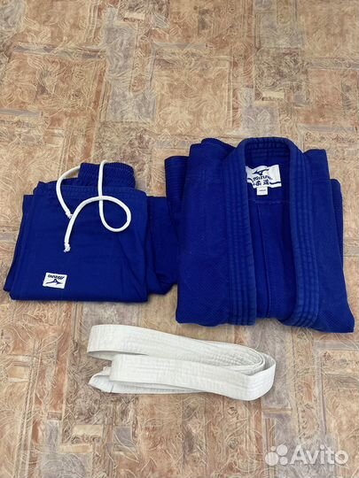 Кимоно для дзюдо mizuno 140см