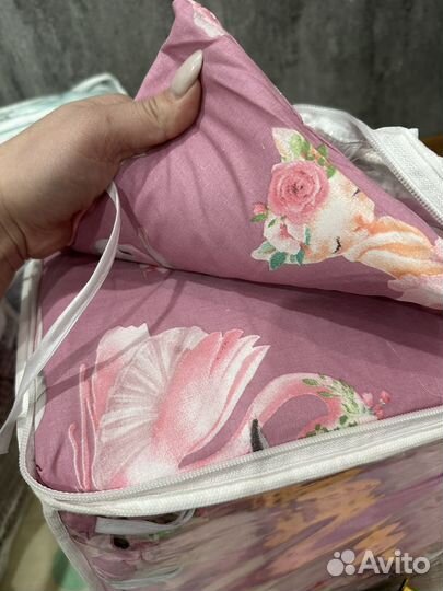 Бортики в кроватку новые