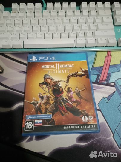 Диск на ps4 mortal kombat11