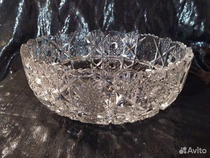 Ваза хрустальная СССР большая