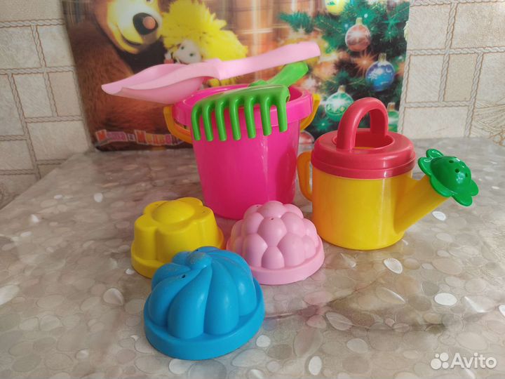 Детские игрушки-конструкторы, набор для песочницы