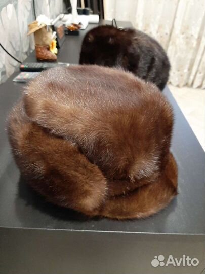 Норковая шапка мужская 58 р-р