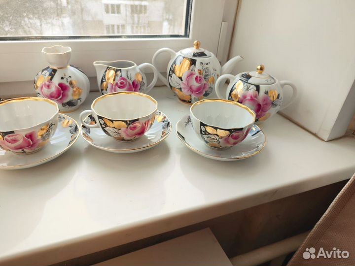 Чайный винтажный сервиз экспортный вариант