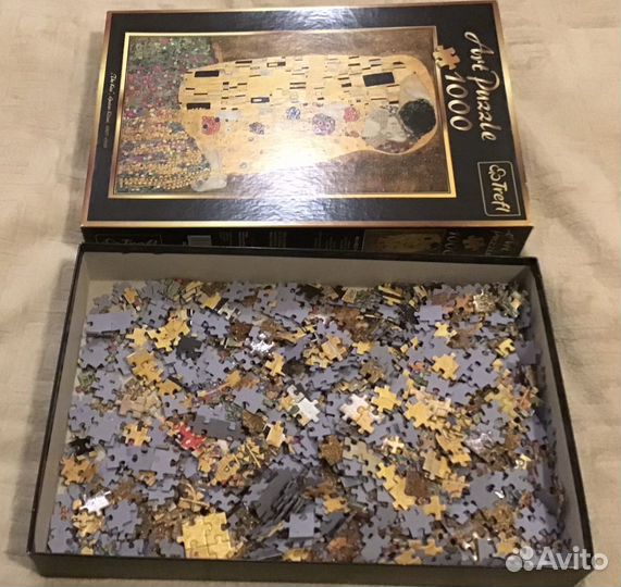 Пазл Густав Климт Поцелуй 1000 деталей Trefl