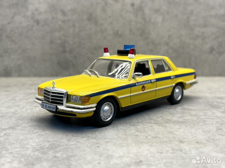 Модель Mercedes-benz 450 SEL W116 Милиция 1:43