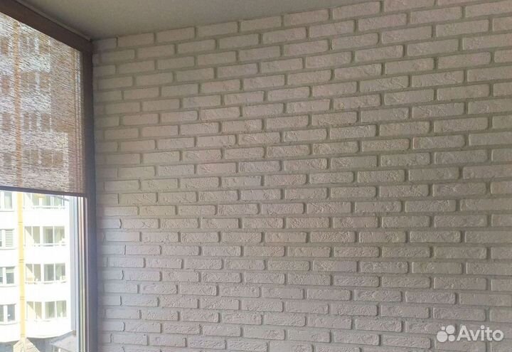 Декоративный кирпич. Укладка гипсовой плитки