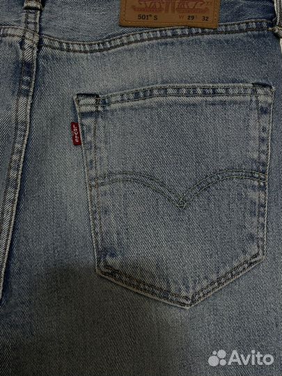 Джинсы Levi's 501 S; W29, L32