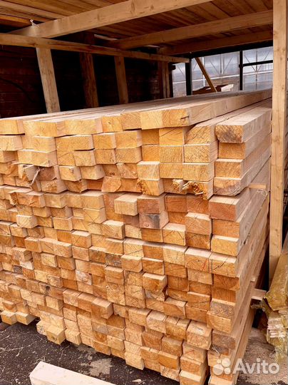 Брус обрезной 100х200х6000мм с доставкой