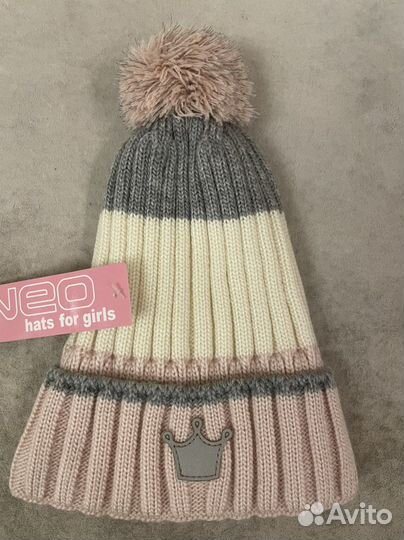 Шапка на флисе новая 52-54