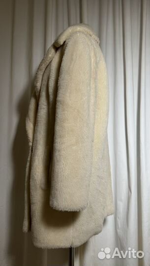 Пальто из шерсти и шелка Max Mara (38)