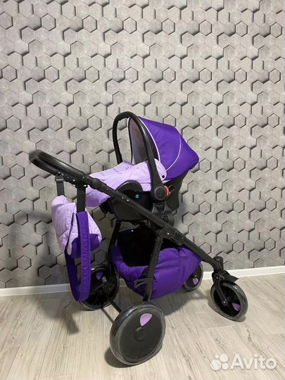 Коляска 3 в 1 Tutis Zippy New (Лаванда) как новая