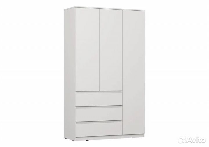 Шкаф распашной 3 створки с ящиками шр-03 сити