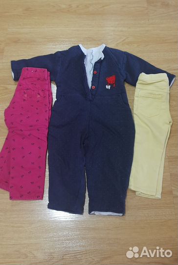 Вещи пакетом на девочку 12-24 месяца 86-92 см