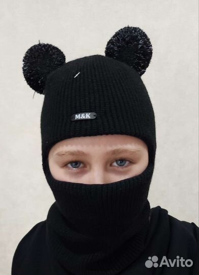 Шапка мишка