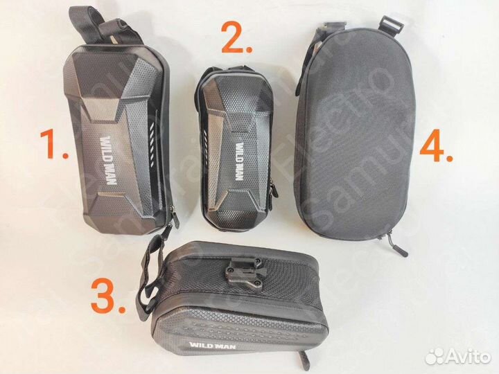 Велосумка и сумка на руль электросамоката