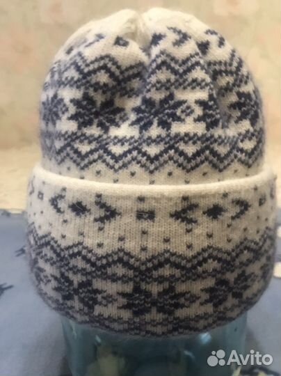 Шапка зимняя, двойная, новая