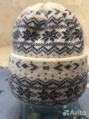 Шапка зимняя, двойная, новая