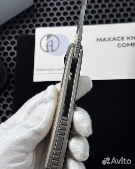 Нож Maxace Perseus mokume