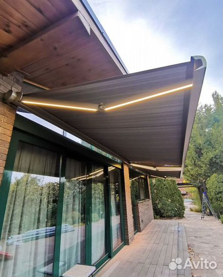 Маркиза для террасы 6*2,5 м