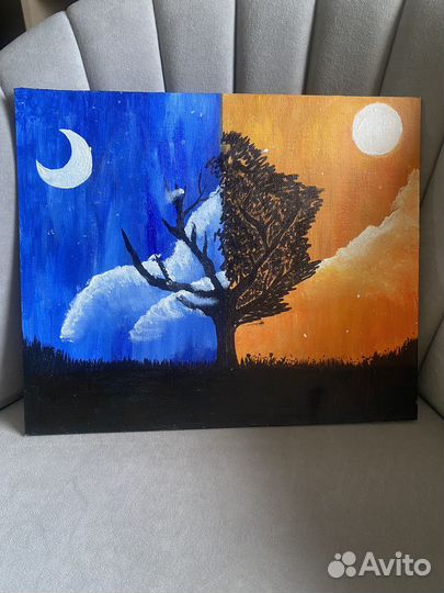 Картина акрилом