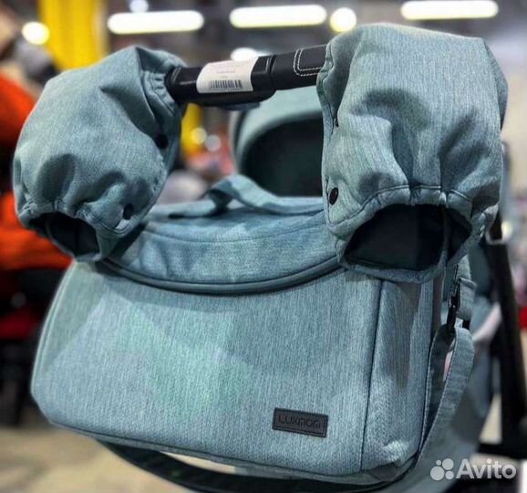 Коляска 2в1 Новая Качество (олива)