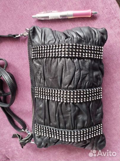 Сумка клатч натуральная кожа новая