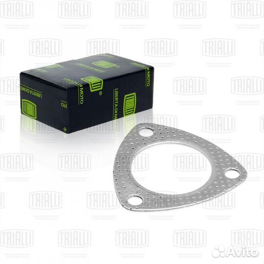 Прокладка приемной трубы (перфометал.)lada 21114/1