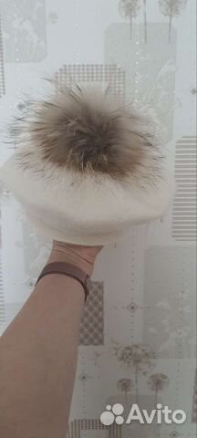 Шапка с помпоном