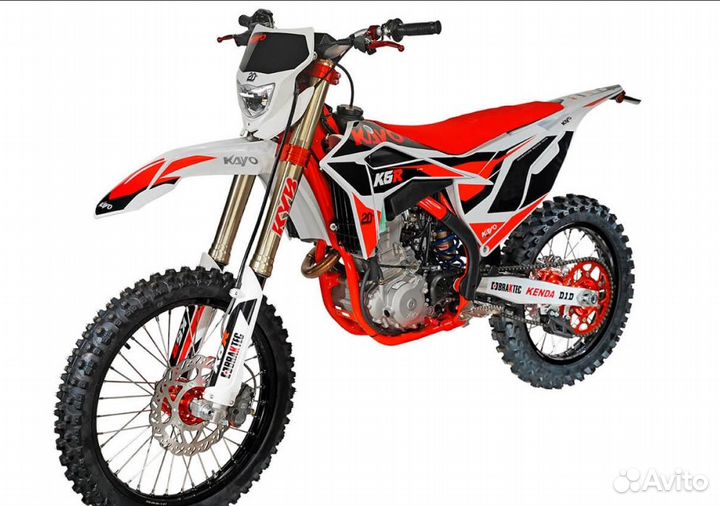 Кроссовый мотоцикл kayo K6-R KYB 250 (NC250SR) FCR