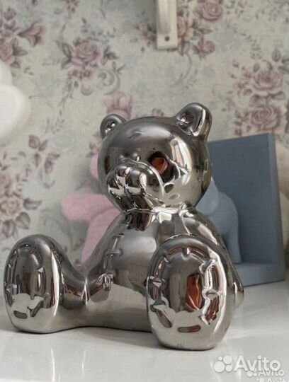 Zara home копилка фигурка медвежонок