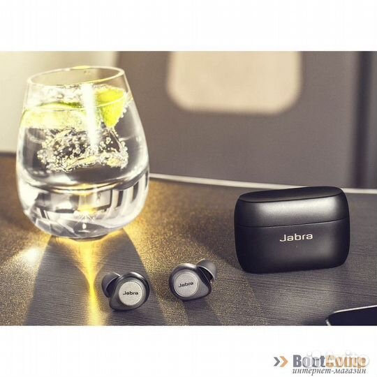 Беспроводные наушники с микрофоном Jabra Elite 85t Titanium Black