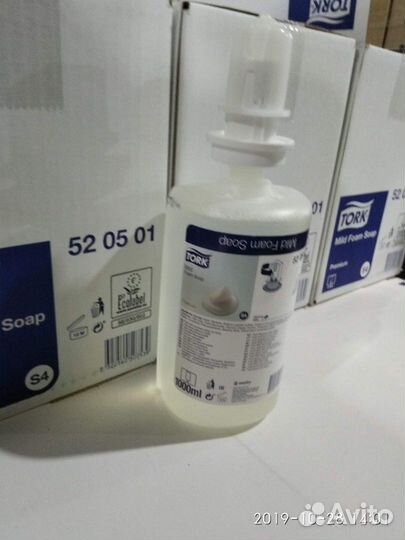 Крем-мыло tork 520501 1л картридж