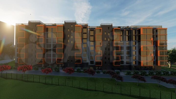 1-к. квартира, 61,5 м², 5/8 эт.