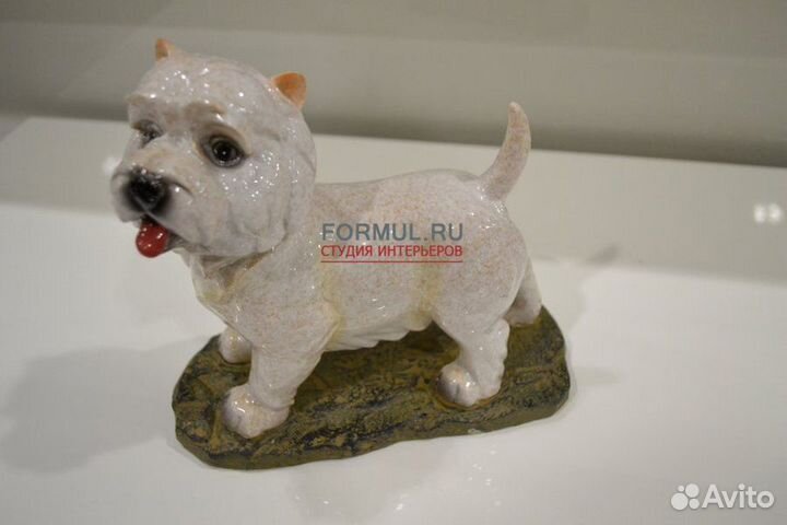 225786 Статуэтка Авторская работа Болонка