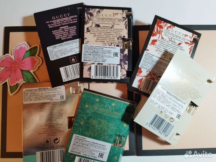 Пробники/ семплы от гуччи