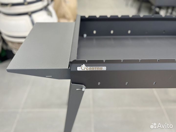 Мангал с боковой полкой