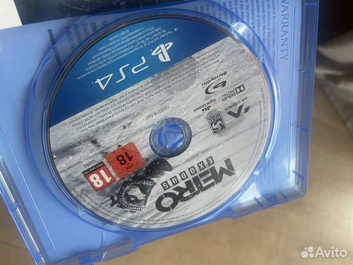 Metro exodus на ps4