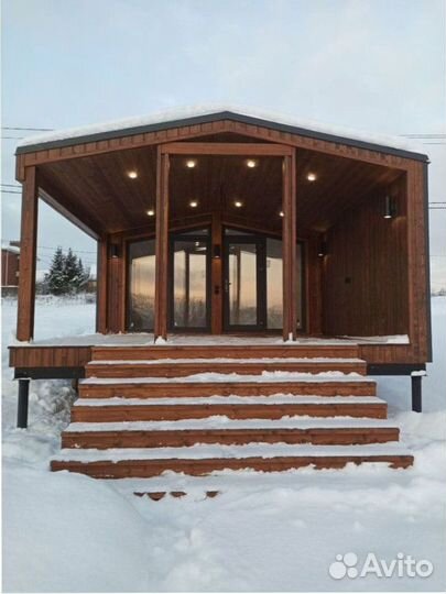 Каркасный дачный дом с доставкой 75 м кв, арт. др-3778