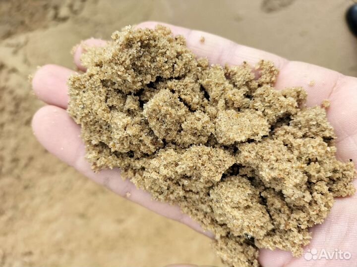 Песок речной для полусухой стяжки