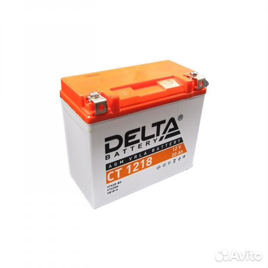 Акб 20ач для квадроцикла Delta CT 1220