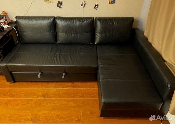 Диван икеа кожаный