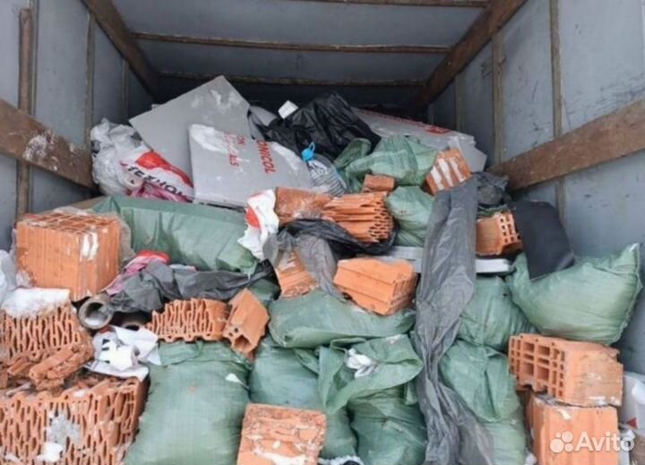 Вывоз мусора на газели