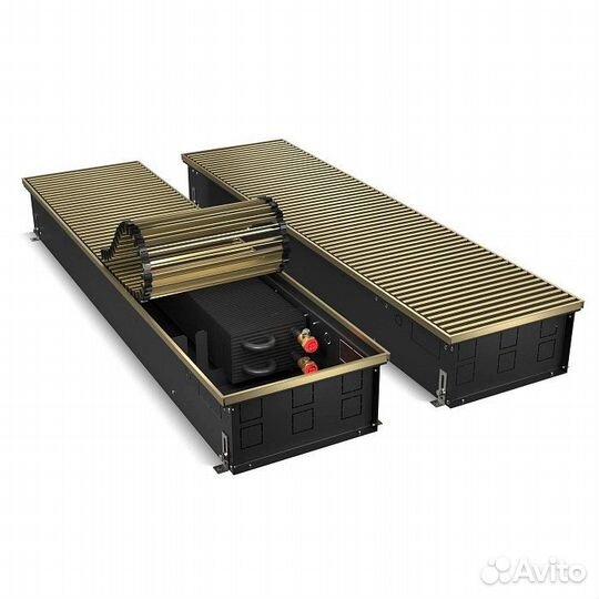 Внутрипольный конвектор с естественной конвекцией