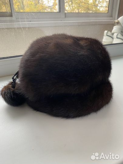 Шапка норковая 58 размер женская