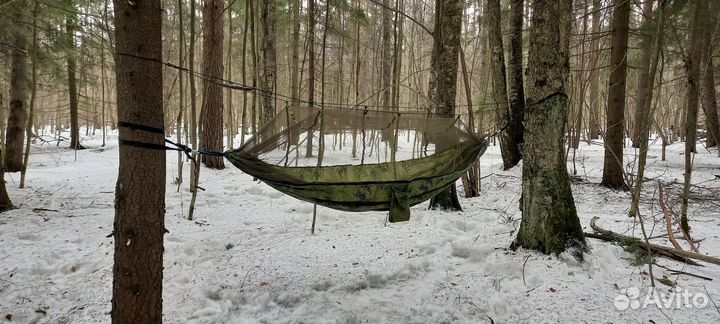 Гамак с москитной сеткой новый