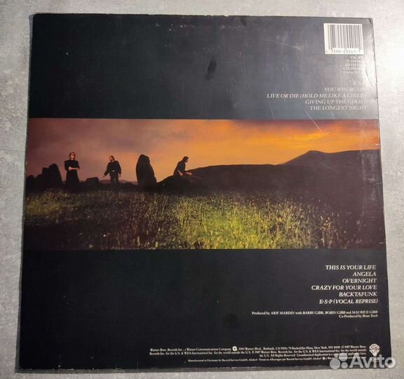 Пластинка Bee Gees - ESP - 1987 1й пресс Германия