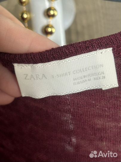 Льняной long zara