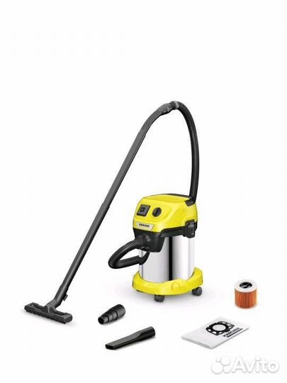 Строительный пылесос Karcher WD 3 P S V-17/4/20