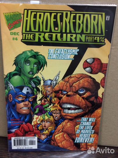 Сингл Heroes Reborn: The Return #4